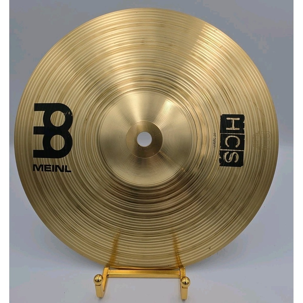 Meinl HCS10S 10in Splash Cymbal Brass HCS Series Made Germany Drum Percussion